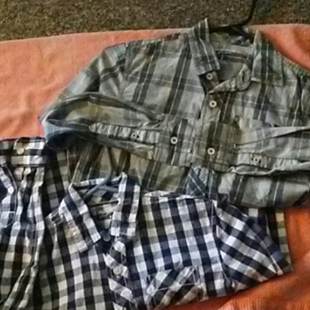 2 Arizona long sleeve button downs